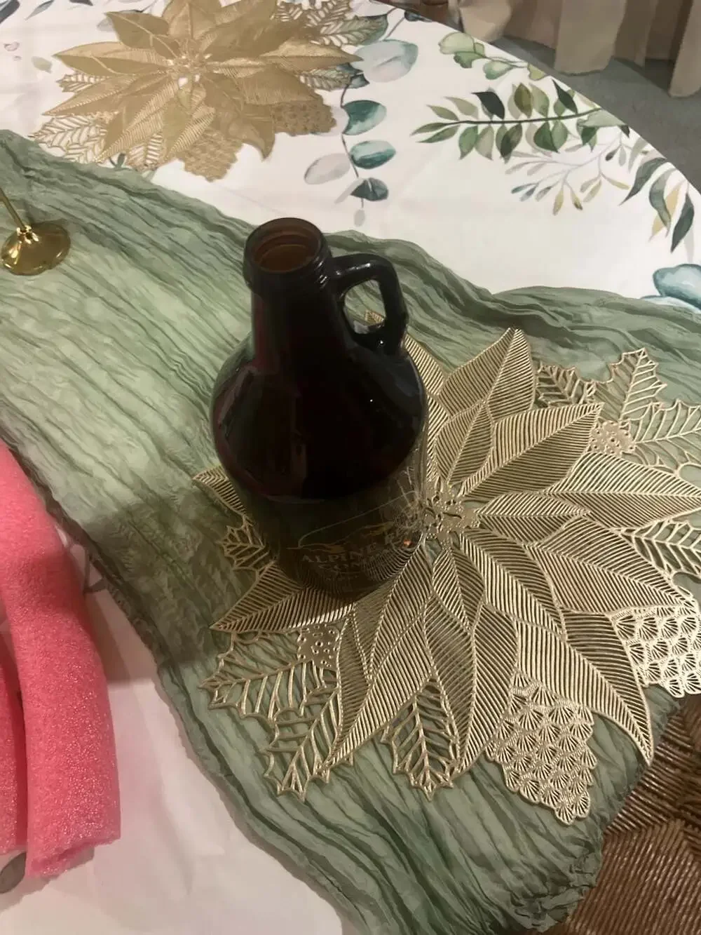Alpine Beer Company 64 Ounce Amber Glass Growler